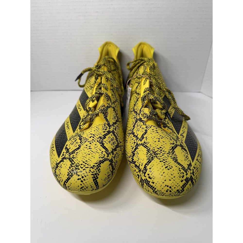 New adidas Mens 15 ADIZERO ELECTRIC II Exotic Speed Football Cleat Yellow IE3893 - Picture 2 of 16